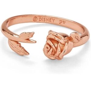 Pura Vida Disney Belle Open Rosebud Ring sz 7